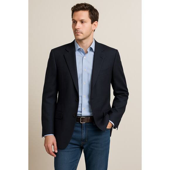 Canali Midnight Blue Sport Coat - Picture 1 of 10